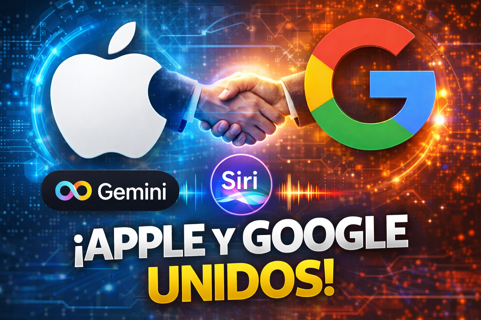 Siri por fin va a ser inteligente. Gracias a Google!